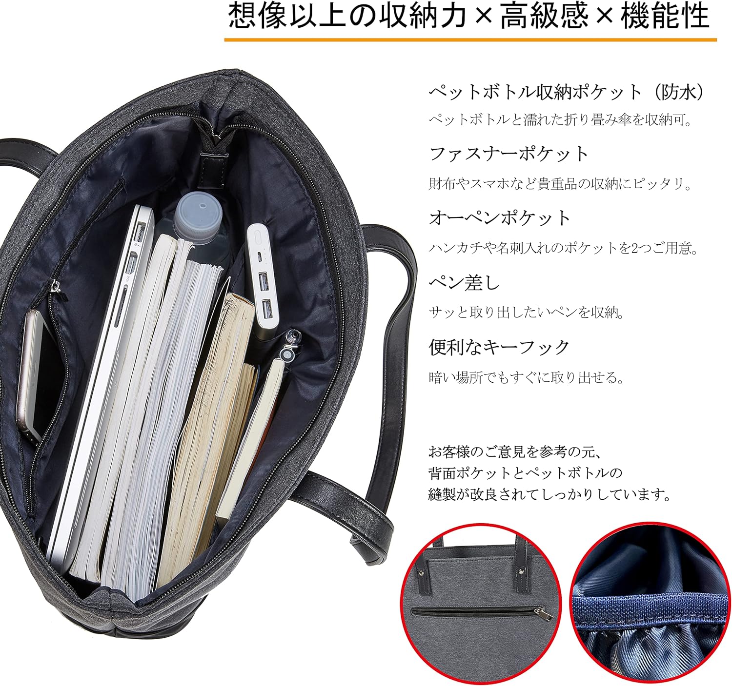 トートバッグ メンズ ビジネス トート 3色 ナイロン 撥水 大容量 a4 レザー 革 通勤 通学 軽量 カジュアル 縦型 旅行